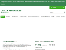 Tablet Screenshot of falckrenewables.com